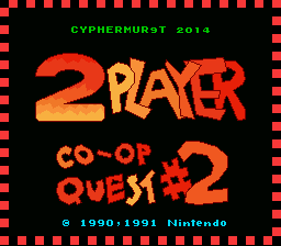 2 Player Co-op Quest 2 Title Screen